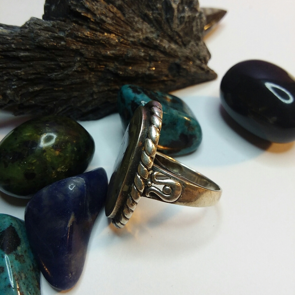 925 Abalone Ring - image 5
